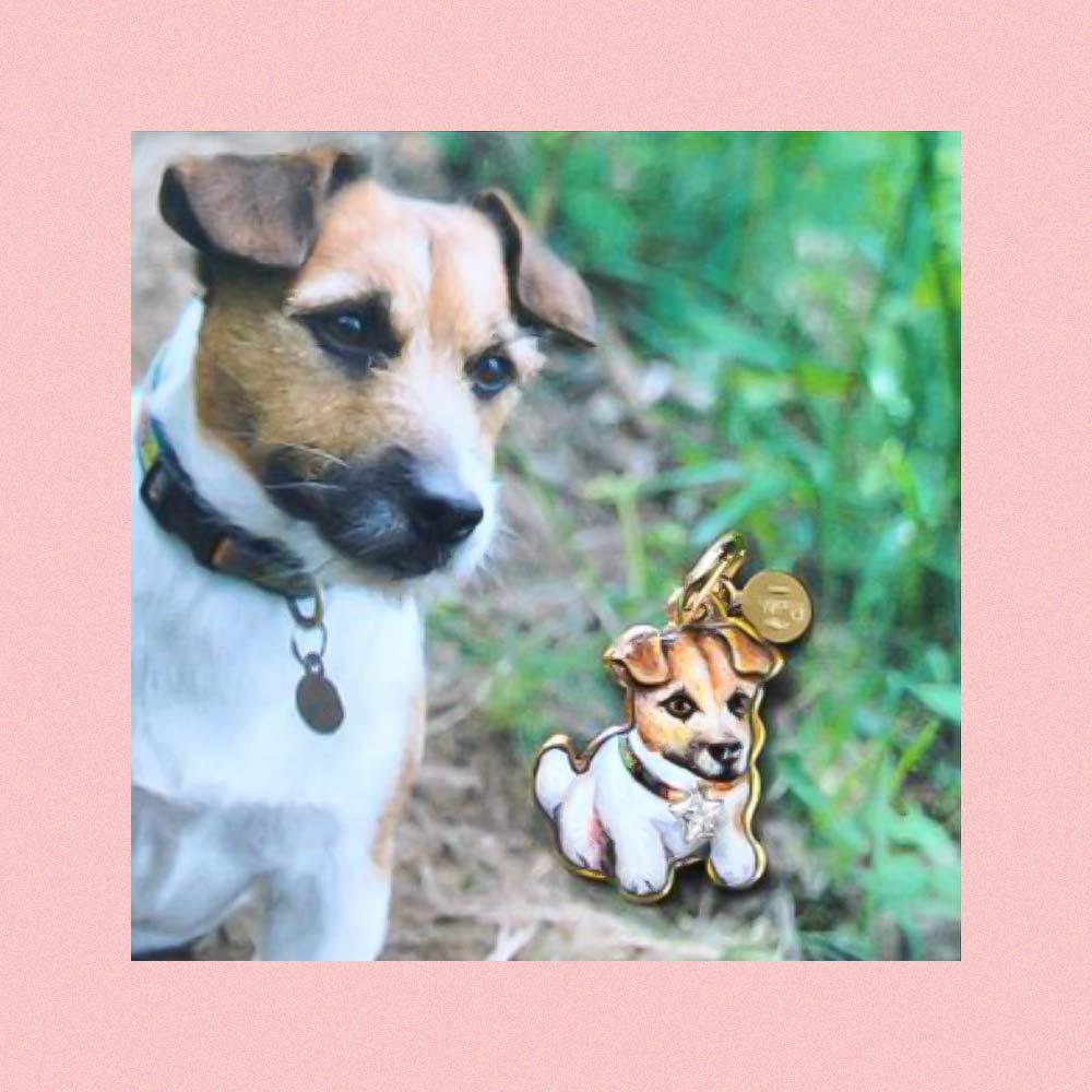  Ciondolo personalizzato animale domestico smalto a mano - GABRIELLA RIVALTA