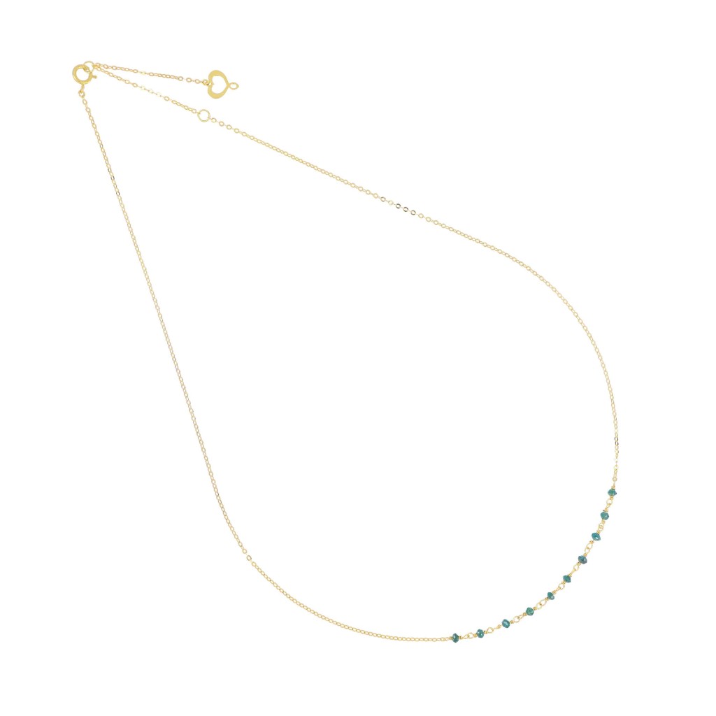 Maman et Sophie GCDMV10PS 18kt Yellow Gold Gemstone Choker - MAMAN ET SOPHIE