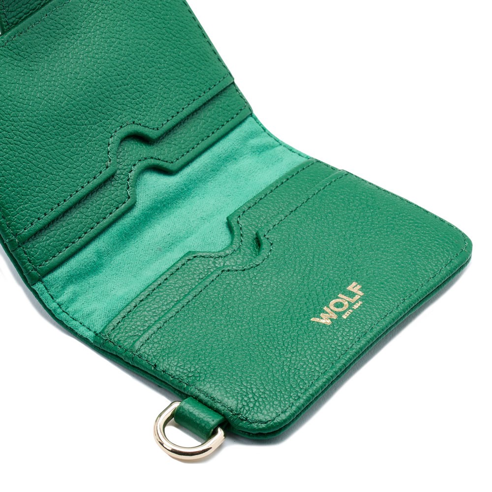  Wolf Credit Card Holder with Wristlet - Forest - WOLF