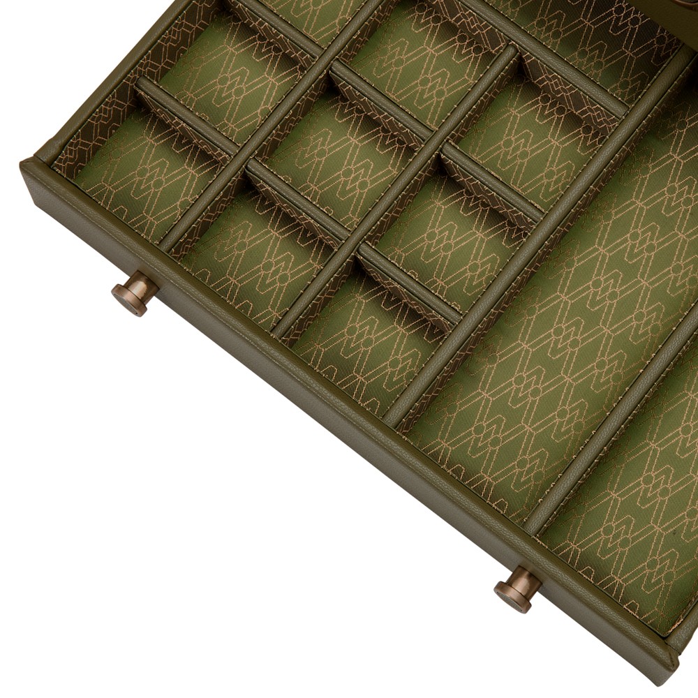  Scatola porta orologi - Oliva - WOLF