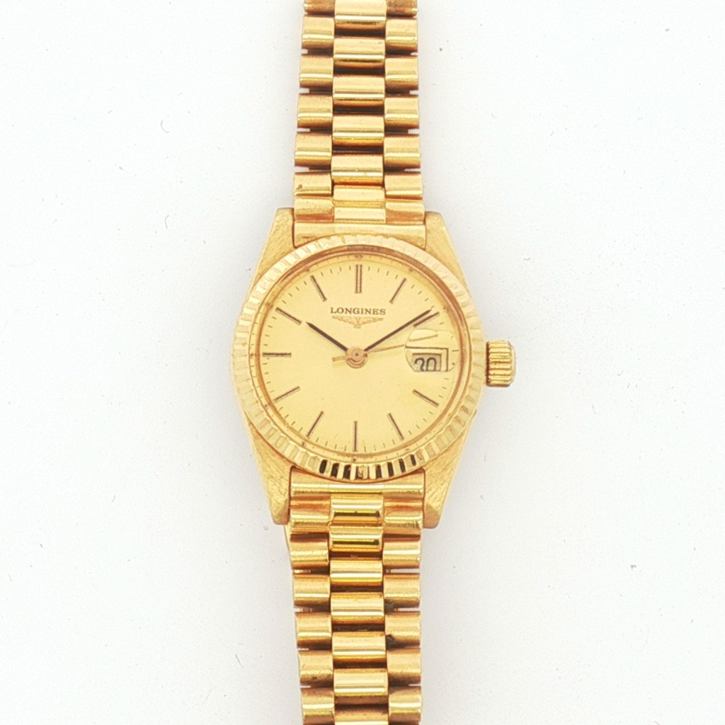 Longines L152.4 Oro giallo 18kt Al quarzo Dorato 25 mm - LONGINES