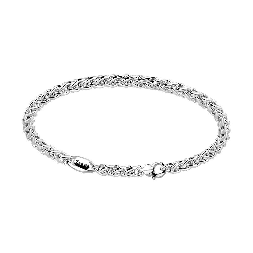 Silver Zancan EXB756-L bracelet with foxtail chain - ZANCAN