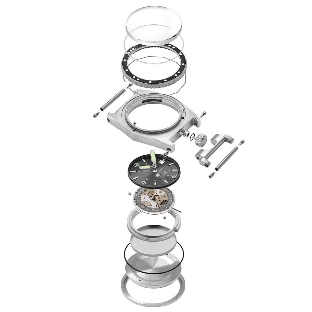  ZRC 1904 Grands Fonds Ruthenium GF42103 41,5 mm - ZRC 1904