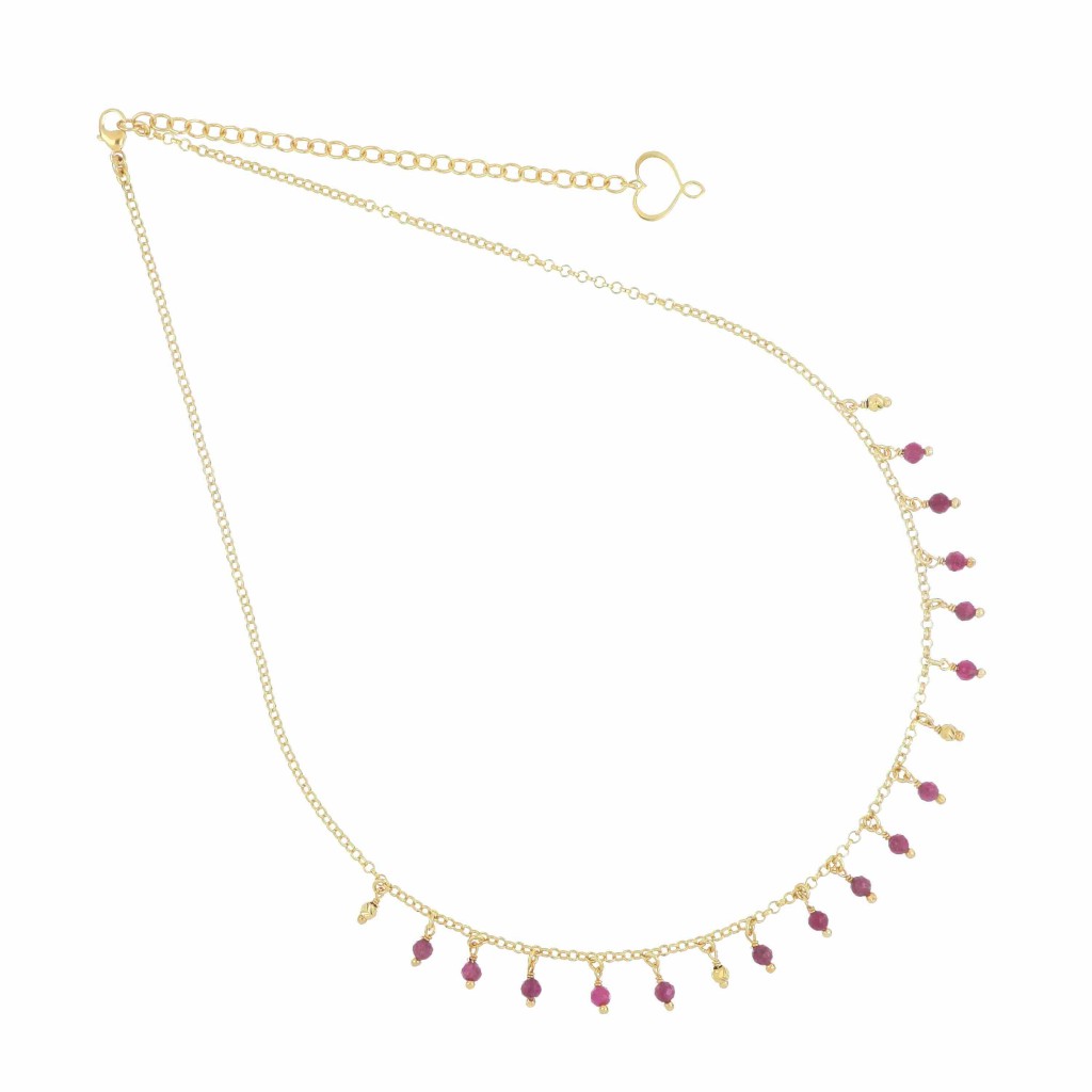 Girocollo Rubino Pendenti Maman et Sophie Oro - MAMAN ET SOPHIE