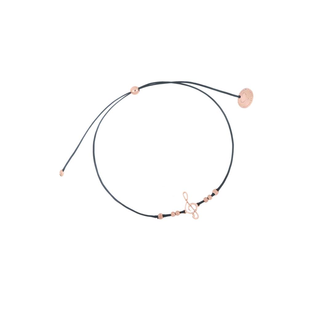 Maman et Sophie small pink violin clef wire bracelet BFVIOCHRO - MAMAN ET SOPHIE