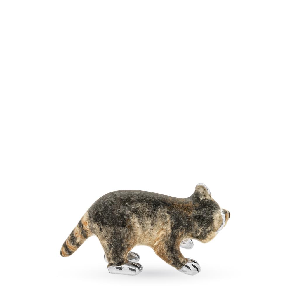  Procione piccolo soprammobile argento 925 smalto - SATURNO