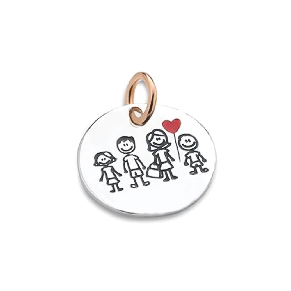 Ciondolo Family in argento 925 Marcello Pane CLIT 051 - MARCELLO PANE