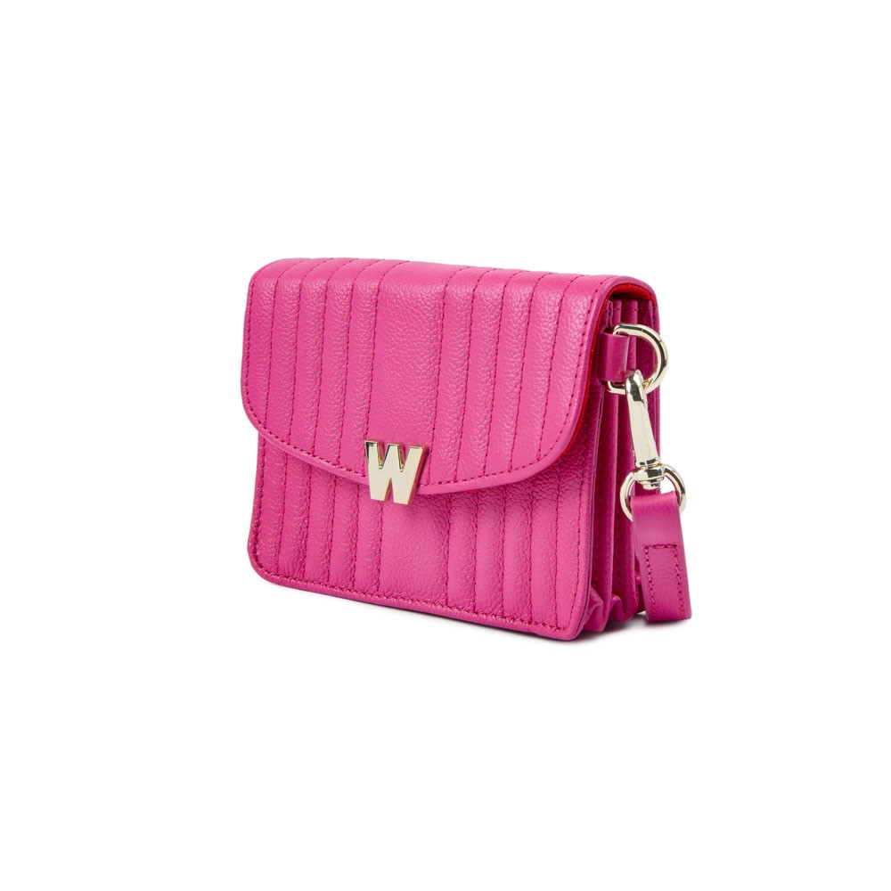  Mini borsa con cinturino da polso e cordino - Rosa - WOLF