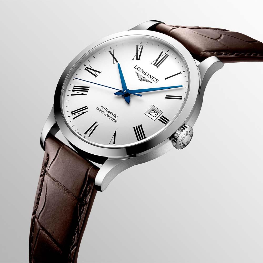  Longines Record L2.821.4.11.2 Automatic 40.00 mm - LONGINES