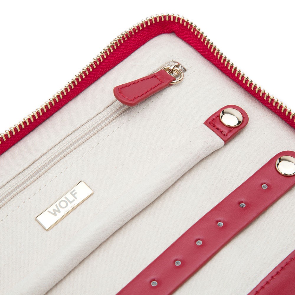  Portafoglio Gioielli Rosso Wolf Caroline 324872 - WOLF