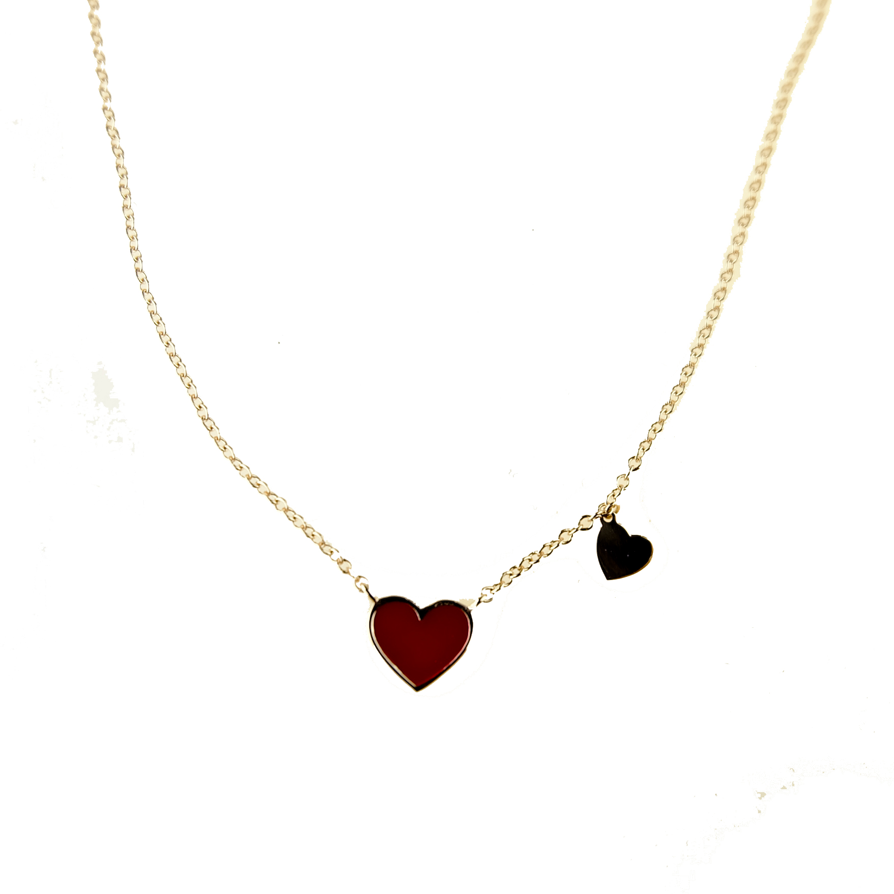 catenina-rolo-con-cuore-smaltato-e-cuoricino-a-lastra-pendente