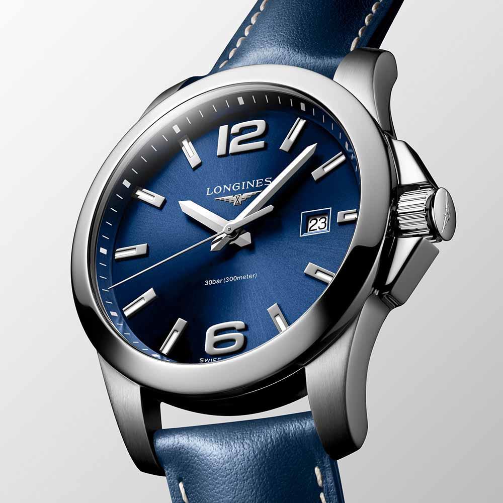  Longines Conquest L3.759.4.96.0 Al Quarzo 41 mm - LONGINES
