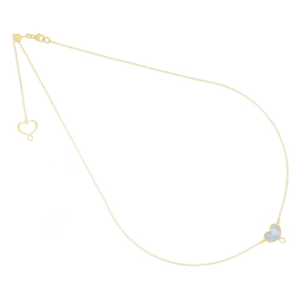 Girocollo cuore madreperla grigia Maman et Sophie GHMESMPG - MAMAN ET SOPHIE