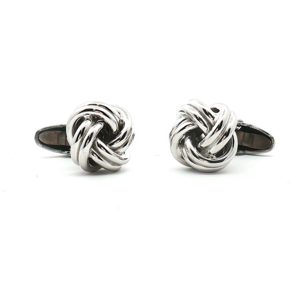 Gemelli Camicia Uomo Nodo in argento Unoaerre - UNOAERRE