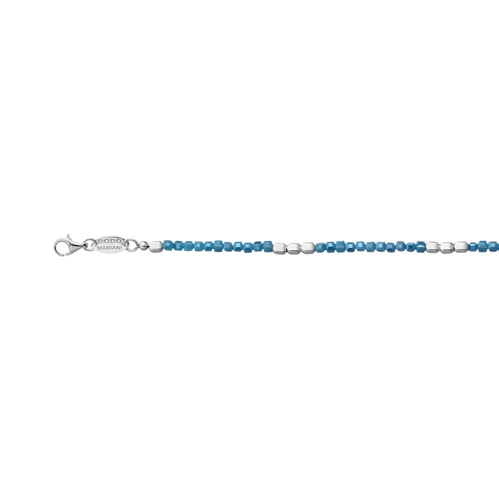 Dodo Mariani Silver Bracelet Light Blue Crystals - DODO MARIANI