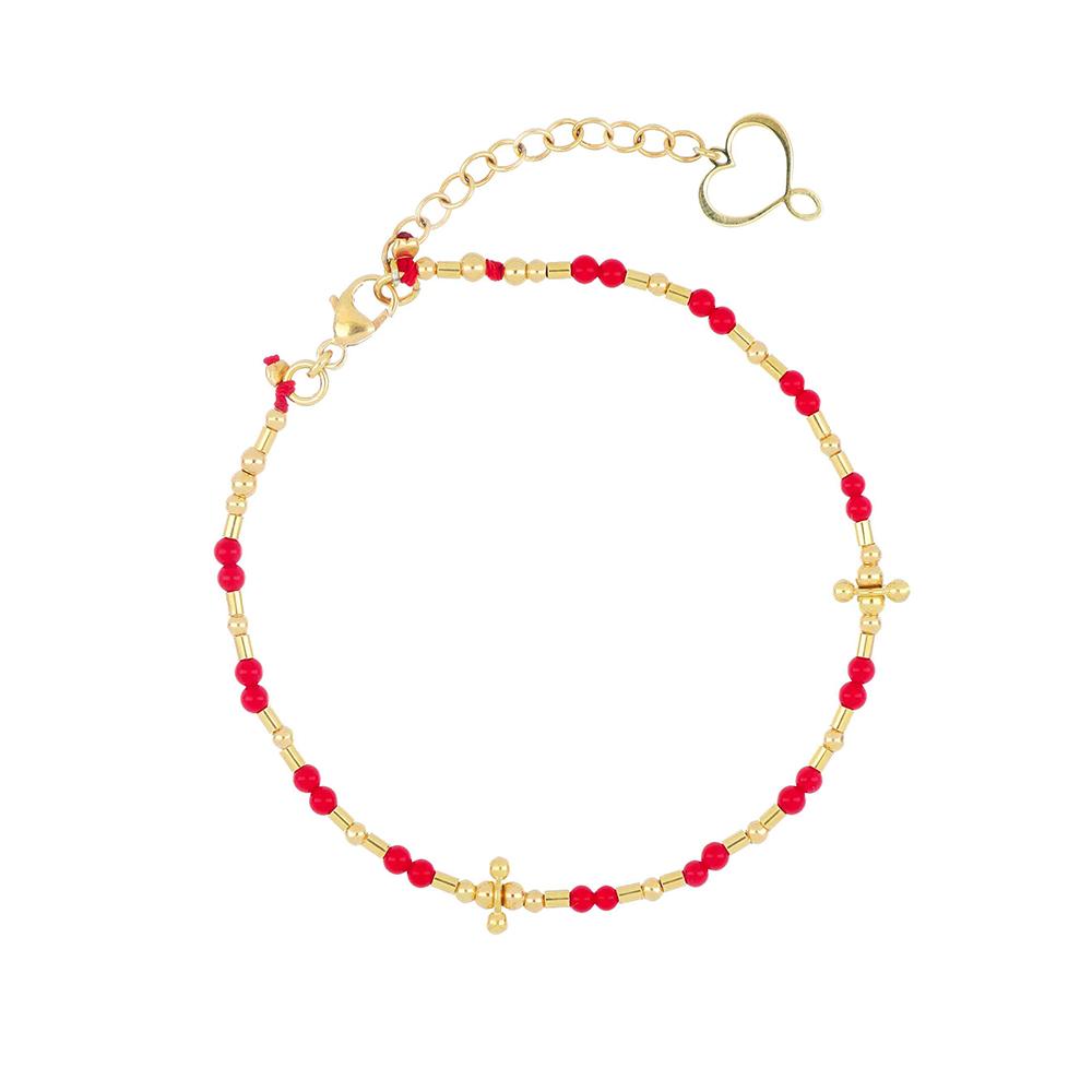 Bracciale Mia Africa Corallo Con Elementi - MAMAN ET SOPHIE