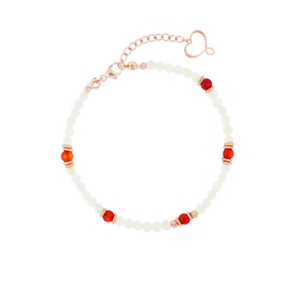 Mia Africa Nacre And Cornelian Bracelet - MAMAN ET SOPHIE