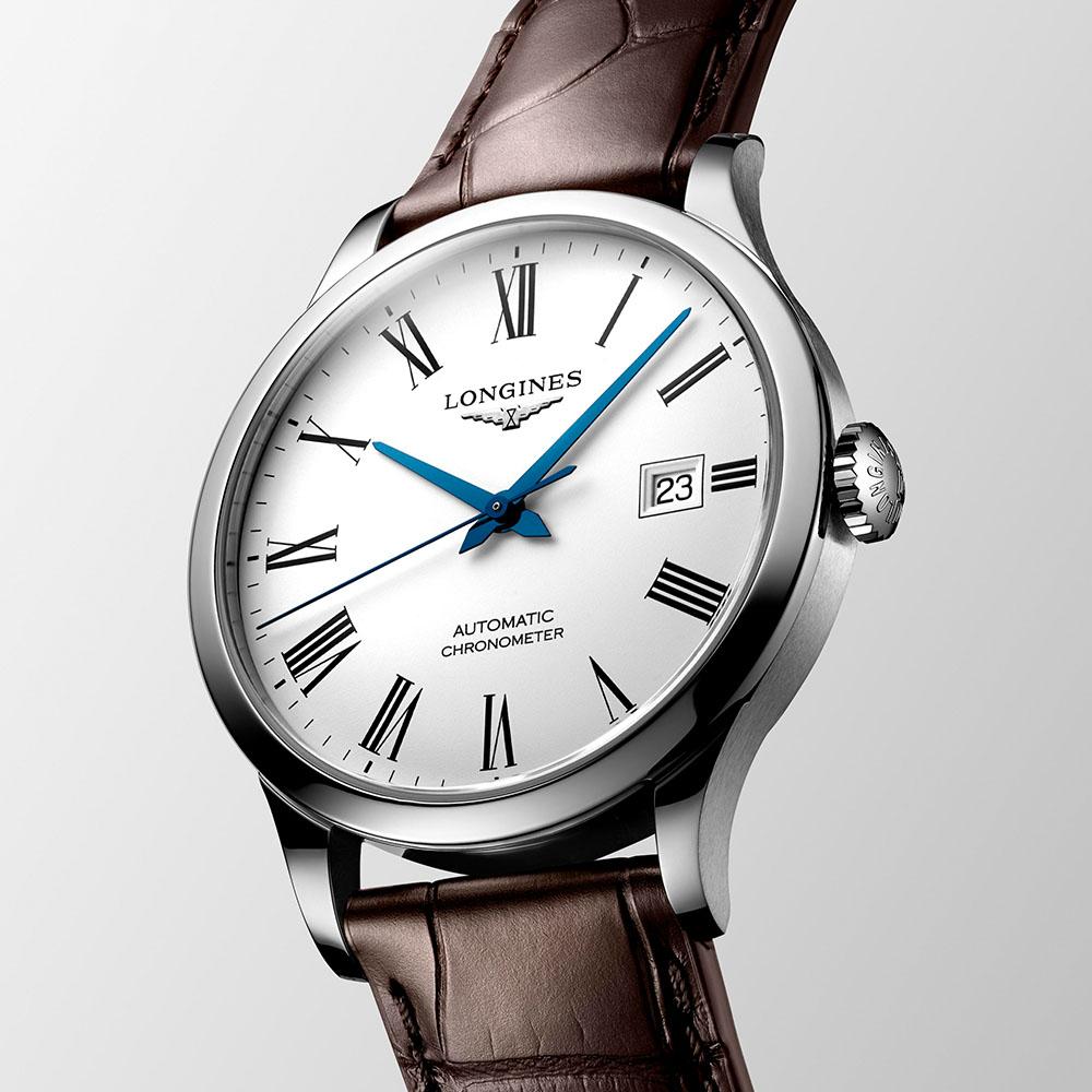  Longines Record L2.821.4.11.2 Automatic 40.00 mm - LONGINES
