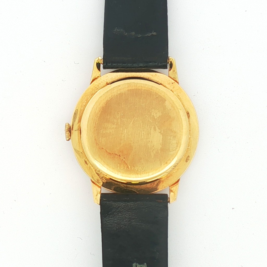  Longines Oro giallo 18kt Manuale Silver 35 mm - LONGINES