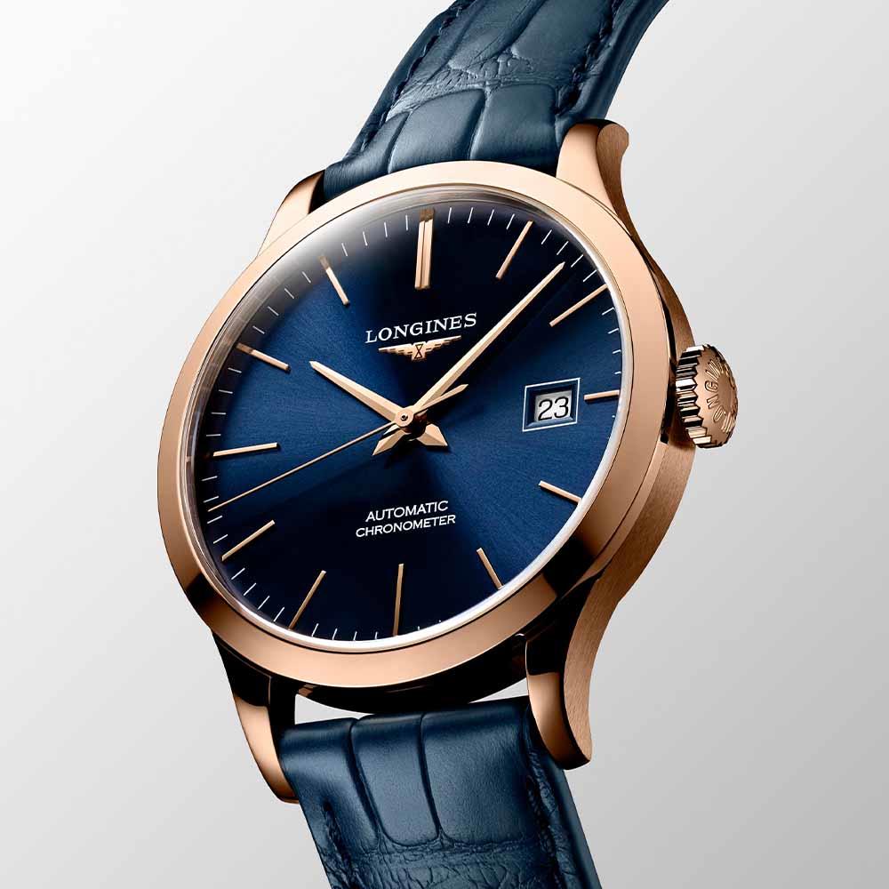  Longines Record L2.820.8.92.2 Automatico 38.50 mm - LONGINES