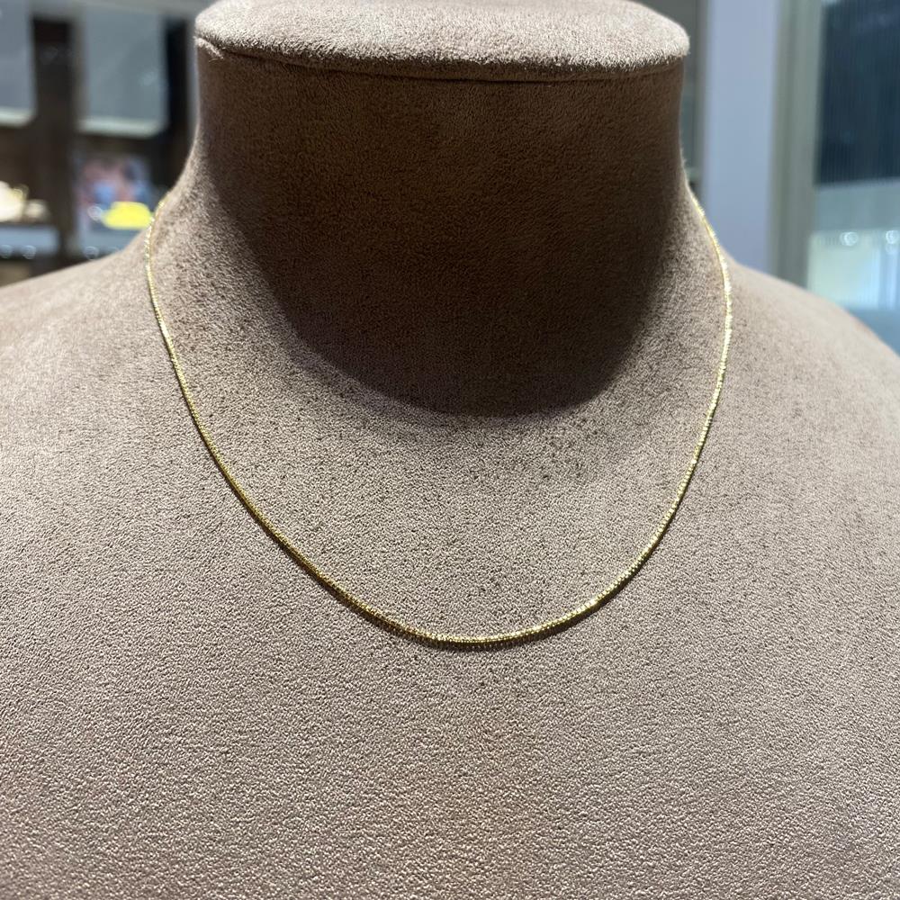  18kt yellow gold Venetian chain 40cm - LUSSO ITALIANO