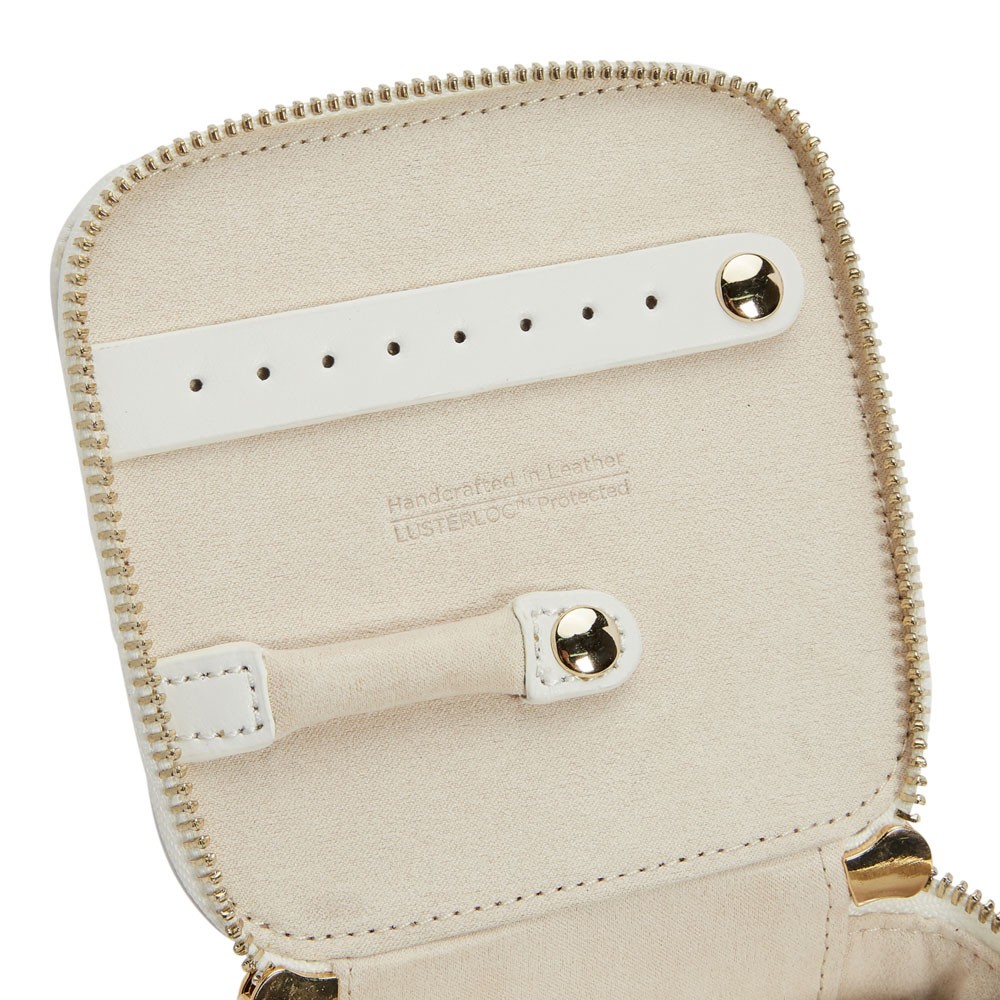  Wolf Zip Jewellery Cube - White - WOLF