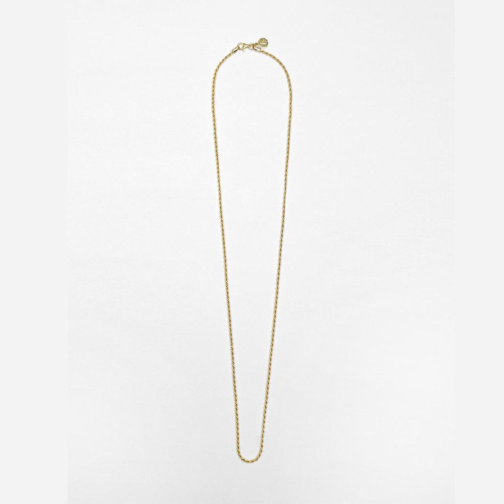  Rope necklace 040 shiny yellow gold plated silver Nove25 - NOVE25