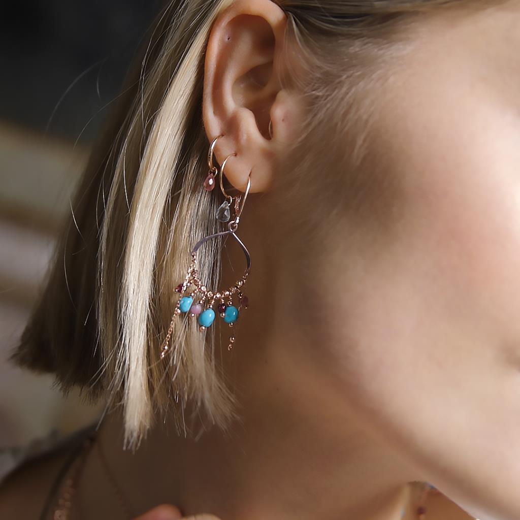 Orecchino turchese pendente Maman et Sophie ORTUR1A - MAMAN ET SOPHIE