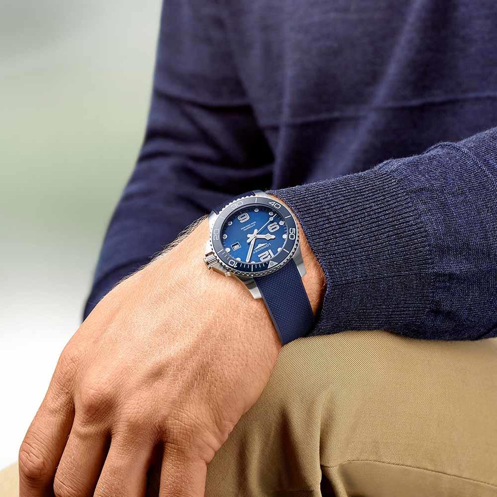  Longines Hydroconquest L3.782.4.96.9 Automatico 43 mm - LONGINES