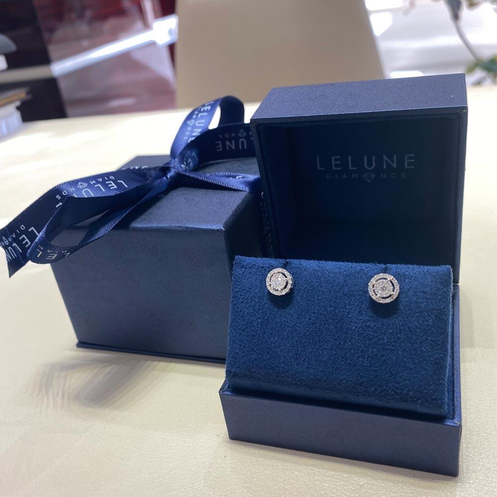 NKlaus Orecchini A Perno Oro Giallo 8K (333) Con Zircone 2,5 Mm – Unisex