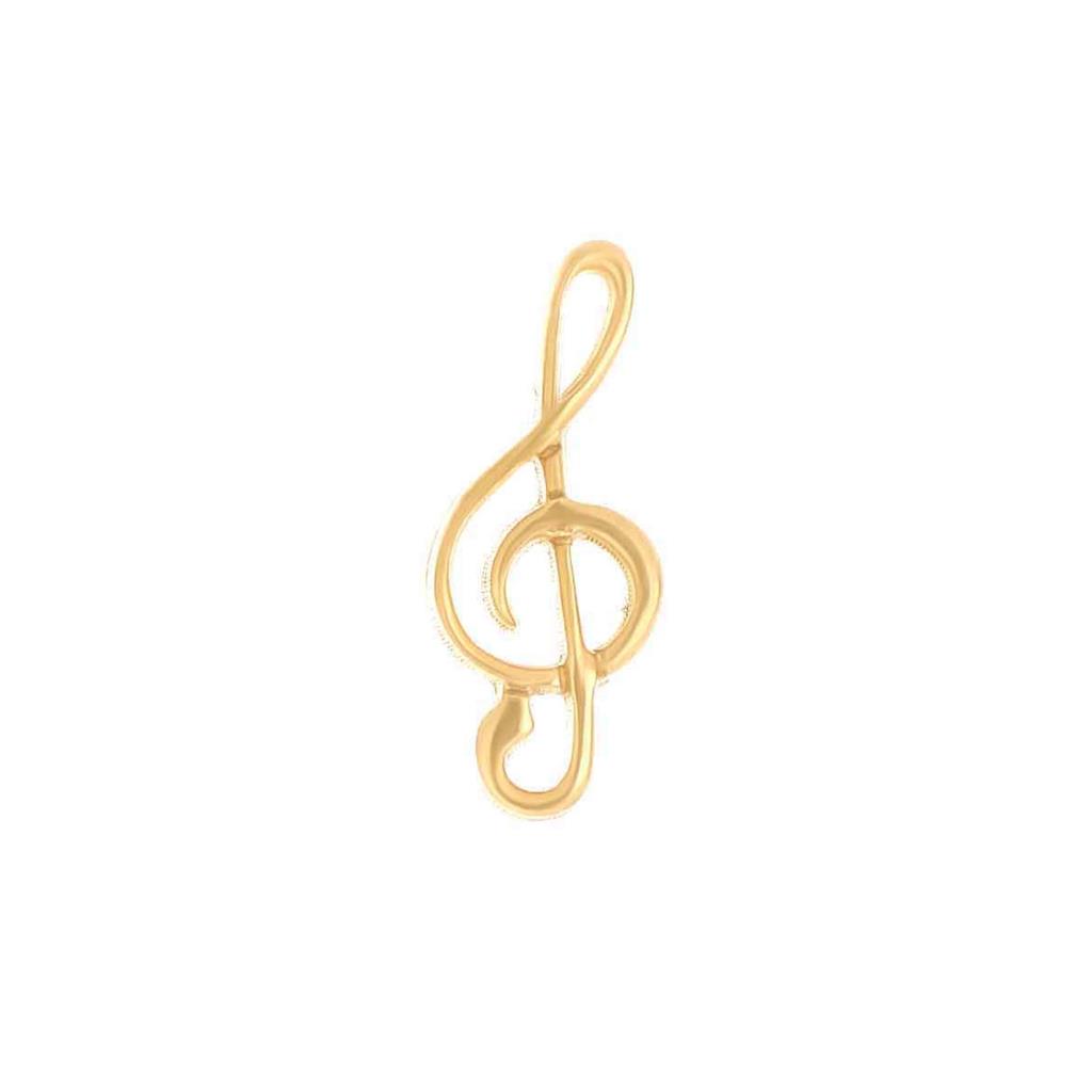 Yellow violin clef lobe earring Maman and Sophie ORVIO4CHGI - MAMAN ET SOPHIE