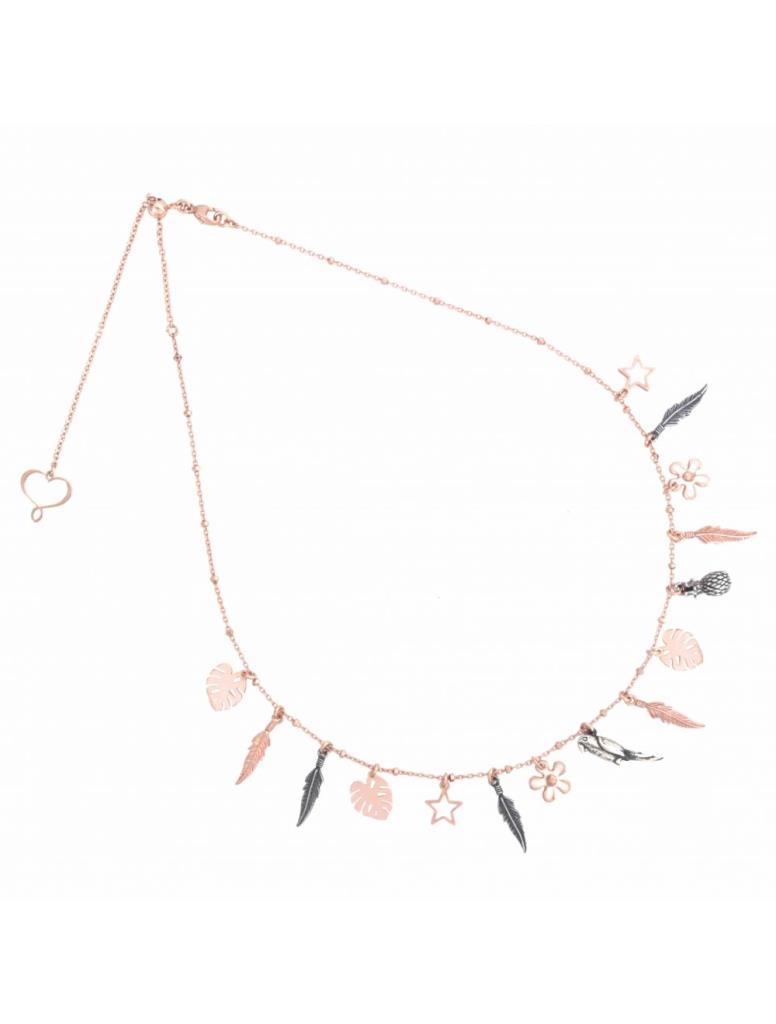 Girocollo catena 15 elementi pendenti Maman et Sophie GHAFRPP - MAMAN ET SOPHIE