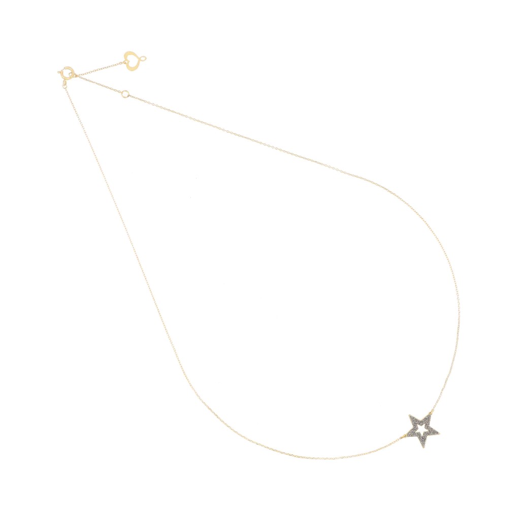Maman et Sophie GCSSO3TRK 18kt Yellow Gold Powder Choker - MAMAN ET SOPHIE
