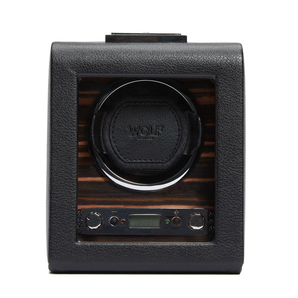  Wolf Single Watch Winder - Black - WOLF