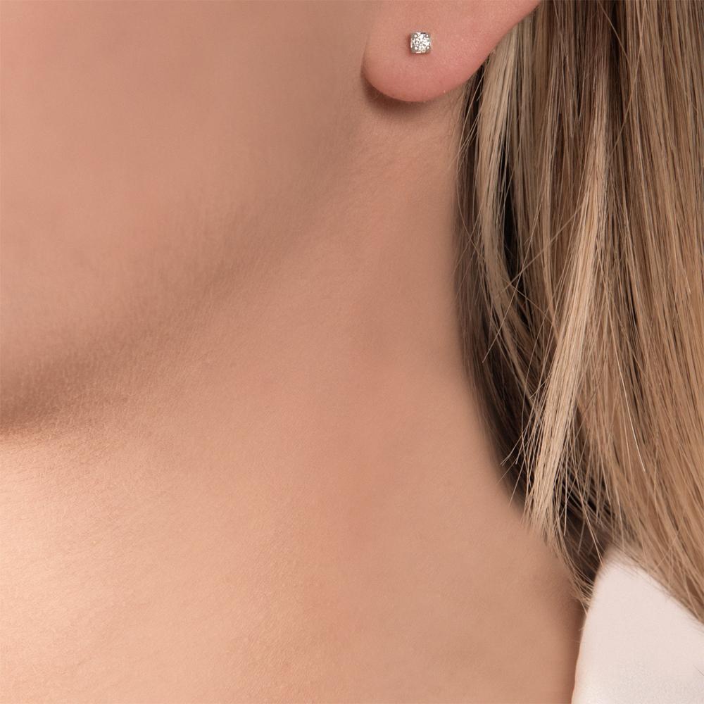  Orecchini diamante solitario 4 griff 0,08ct Mirco Visconti - MIRCO VISCONTI