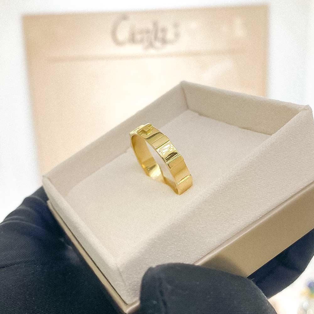  Fede nuziale Rosario oro giallo 18kt Misura 20-35 - CICALA