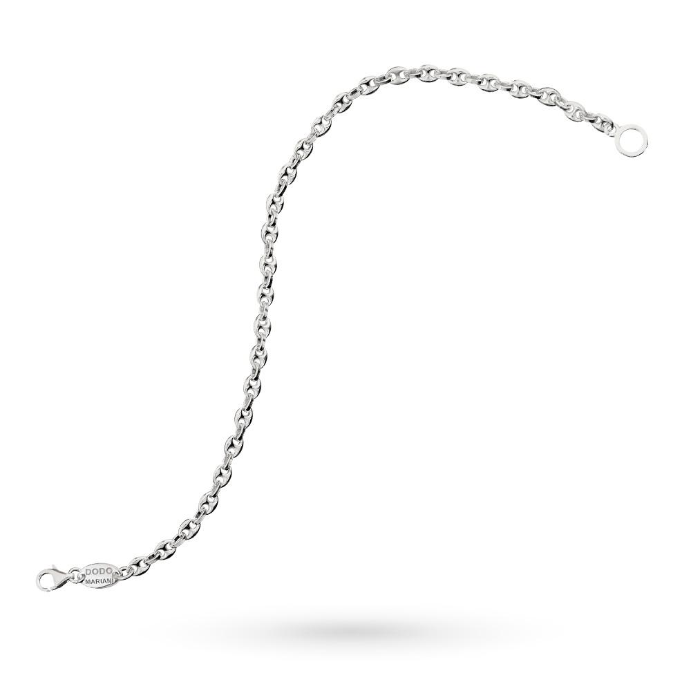 Bracciale argento 925 Maglia marina grande 16cm Dodo Mariani - DODO MARIANI