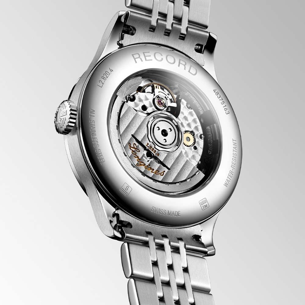  Longines Record L2.820.4.11.6 Automatico 38.50 mm - LONGINES