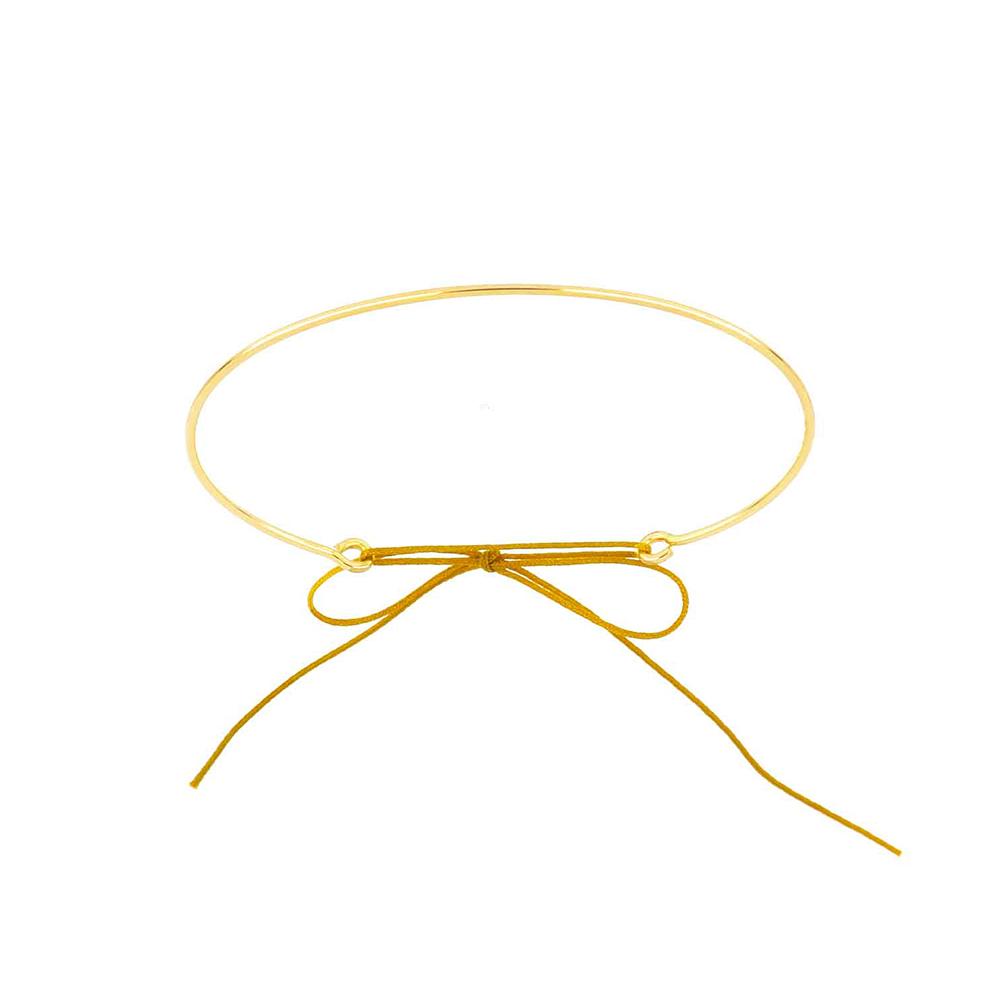 18Kt Gold Wire Bracelet - MAMAN ET SOPHIE