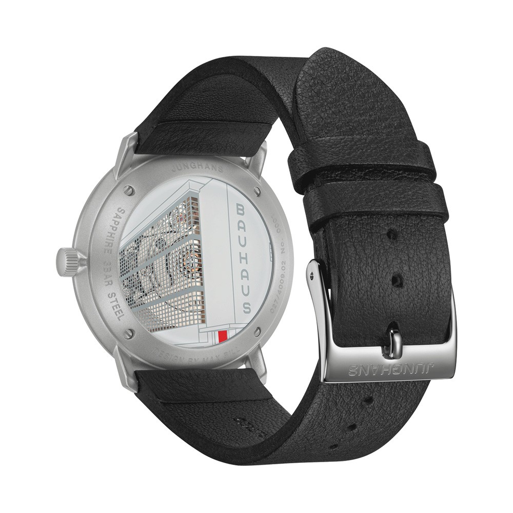  Junghans max bill Automatic Bauhaus 27-4009.02 Bianco 38,0 mm - JUNGHANS