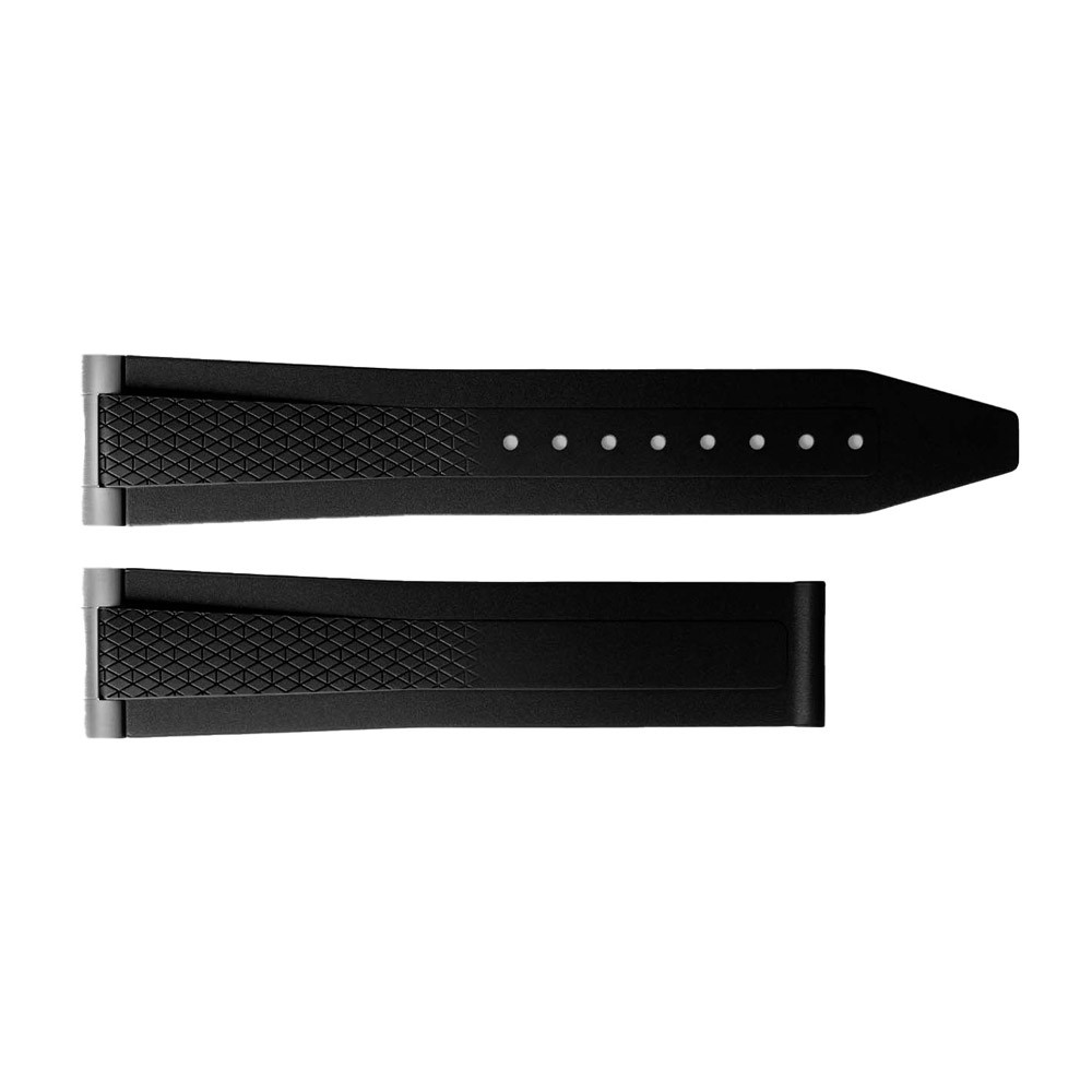Original Longines Conquest black rubber strap 21-18 mm - LONGINES