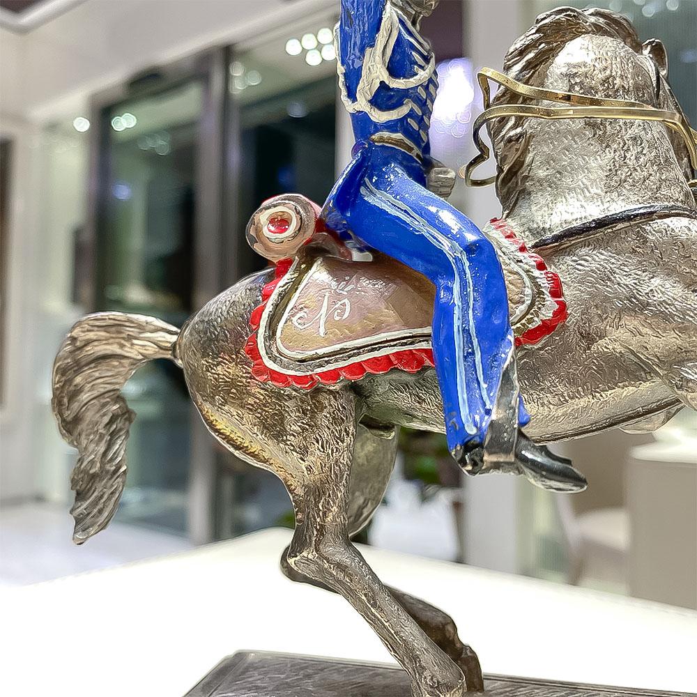  Ornament Soldier Major Lancers Royal Guard Regiment - LUSSO ITALIANO