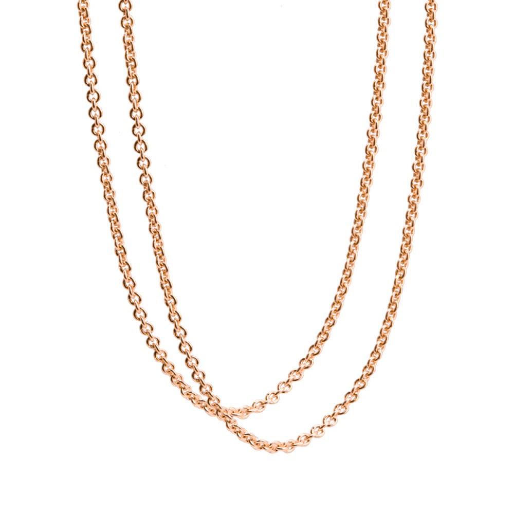 leBebe Rose Gold Plated Silver Chain