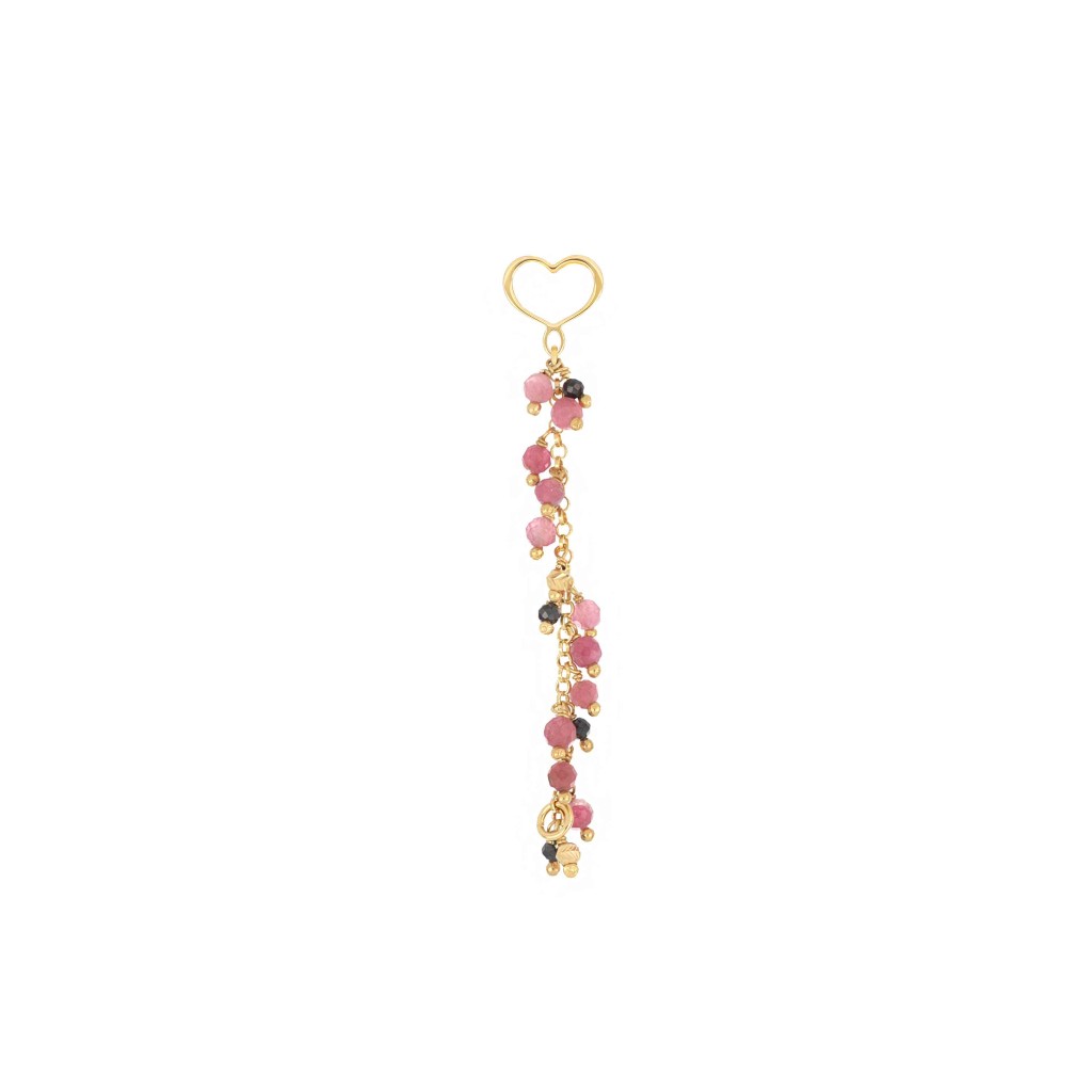 Maman et Sophie ORFRA4TOPN Fringed Earring in 925 Silver Gold - MAMAN ET SOPHIE