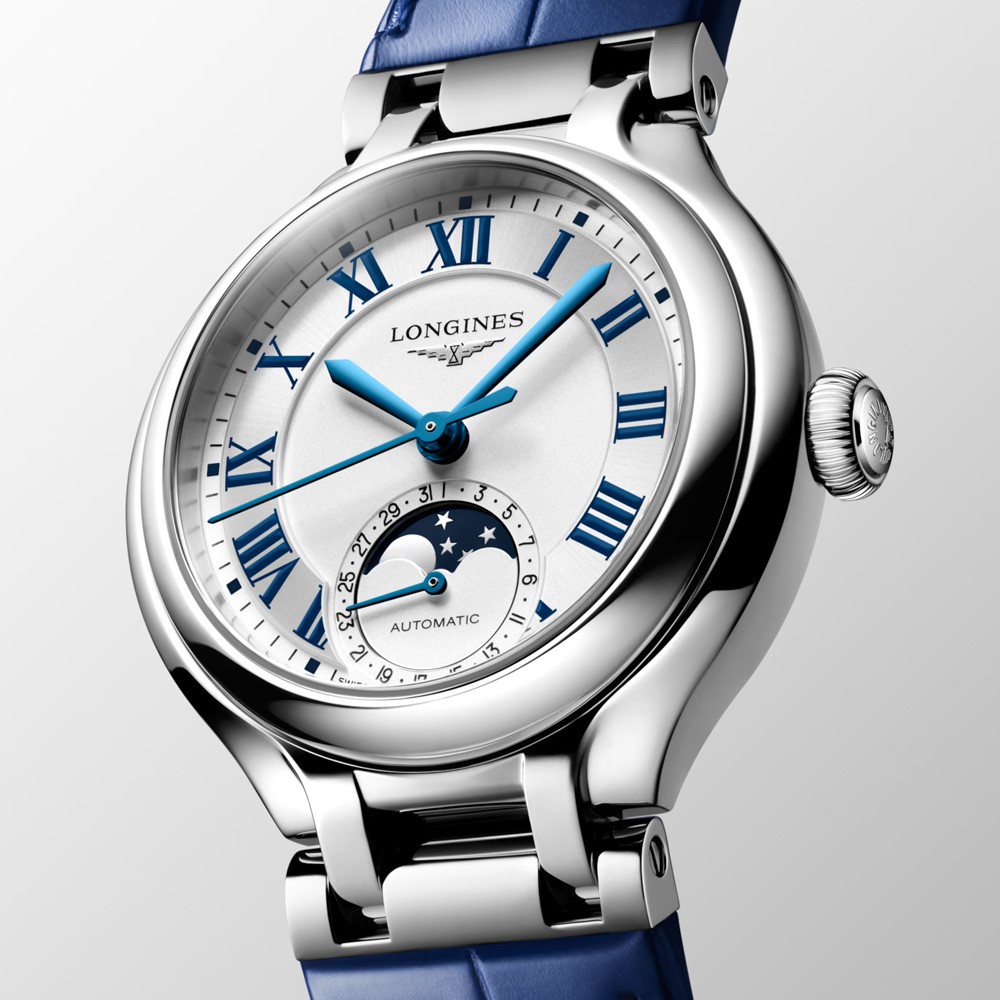 Longines PrimaLuna Moonphase L8.126.4.71.2 Automatico 34 mm - LONGINES