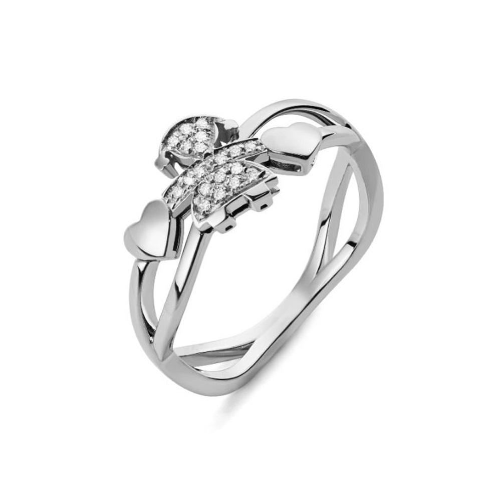 Anello leBebe LBB126-12 I Preziosi bimba diamanti 0,07ct misura 12 - LE BEBE