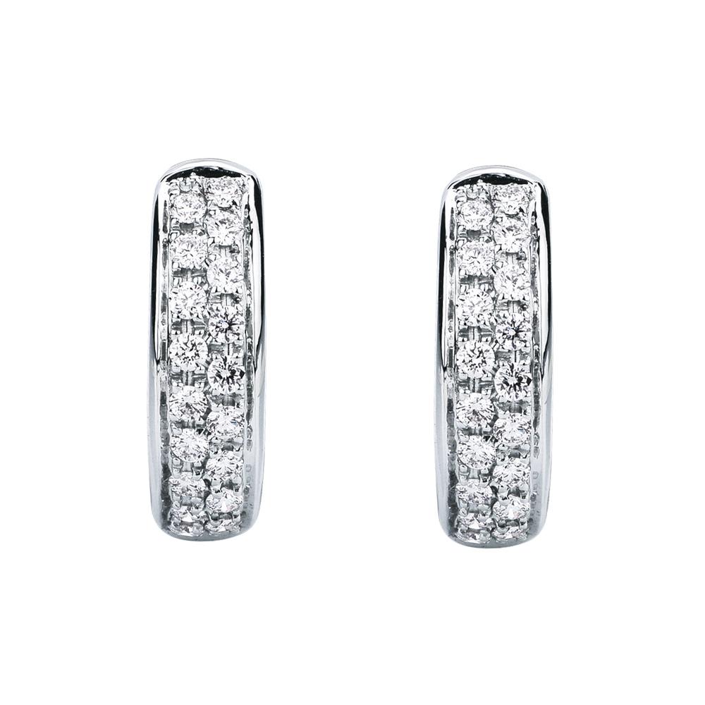  Orecchini cerchi piccoli oro diamanti 0,47ct Mirco Visconti - MIRCO VISCONTI