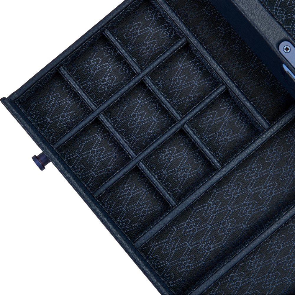  Scatola porta orologi - Blu notte - WOLF