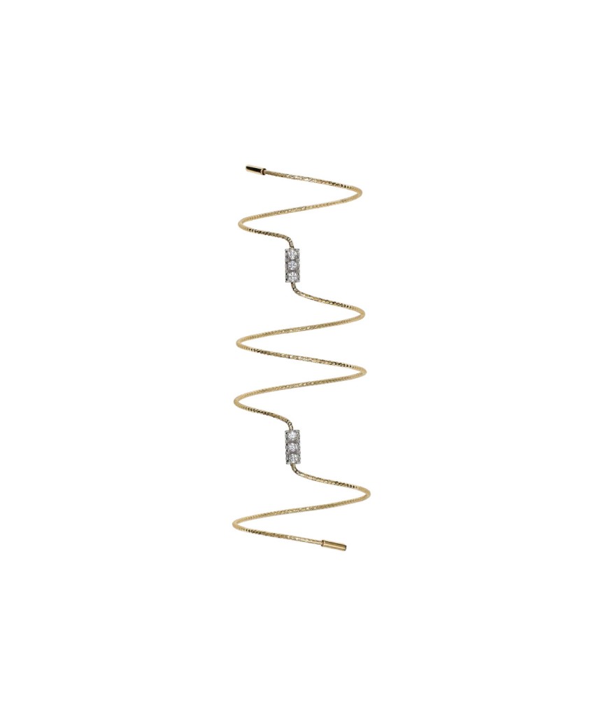 CONNECT DIVA Spiral Ring &ndash; MagicWire&reg; BATTITO Collection in 18K Gold - MAGICWIRE