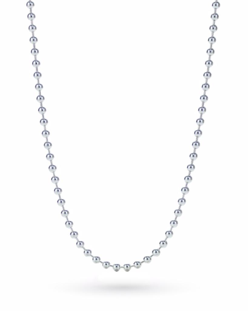 925 sterling silver chain with spheres lenght 60cm - CICALA